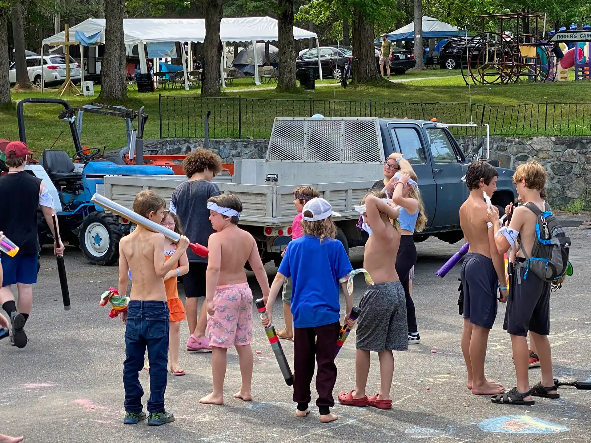 Outdoor retreat activity